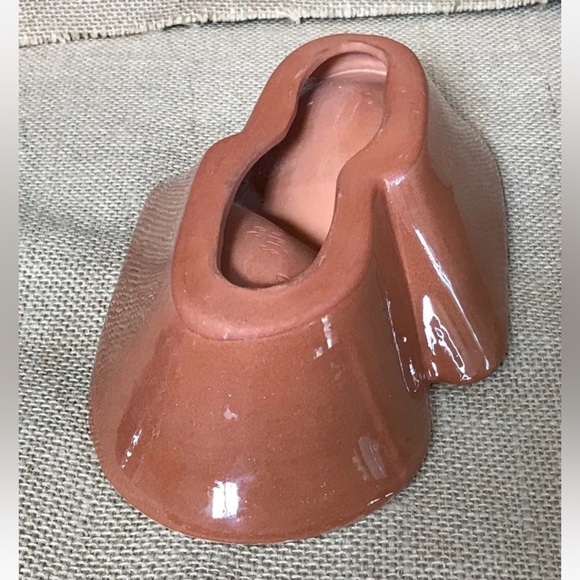 Vintage Friendship Two Compartment Candy Nut Dish Art Pottery Floral - Picture 5 of 7